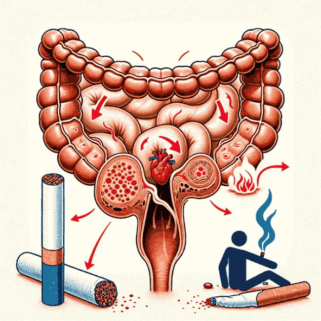 بررسی تاثیر سیگار بر بواسیر